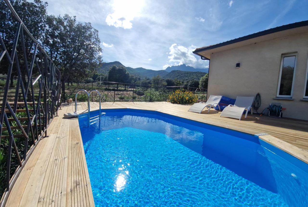 Вилла Domaine U Filanciu - Casa Chiara - Centru Di Corsica Moltifao Экстерьер фото